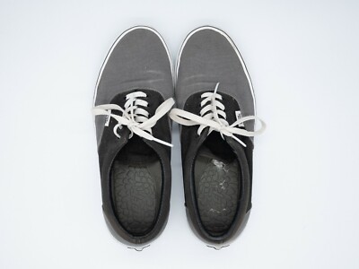 VANS Era Pewter Two-Tone Lace Up Canvas Sneakers Adult Men