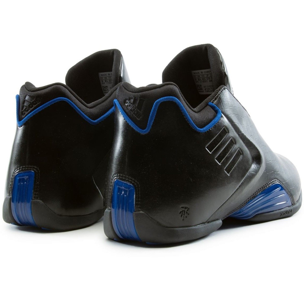 Size 9.5 - Adidas T-Mac 3 Black Royal Blue for sale online | eBay