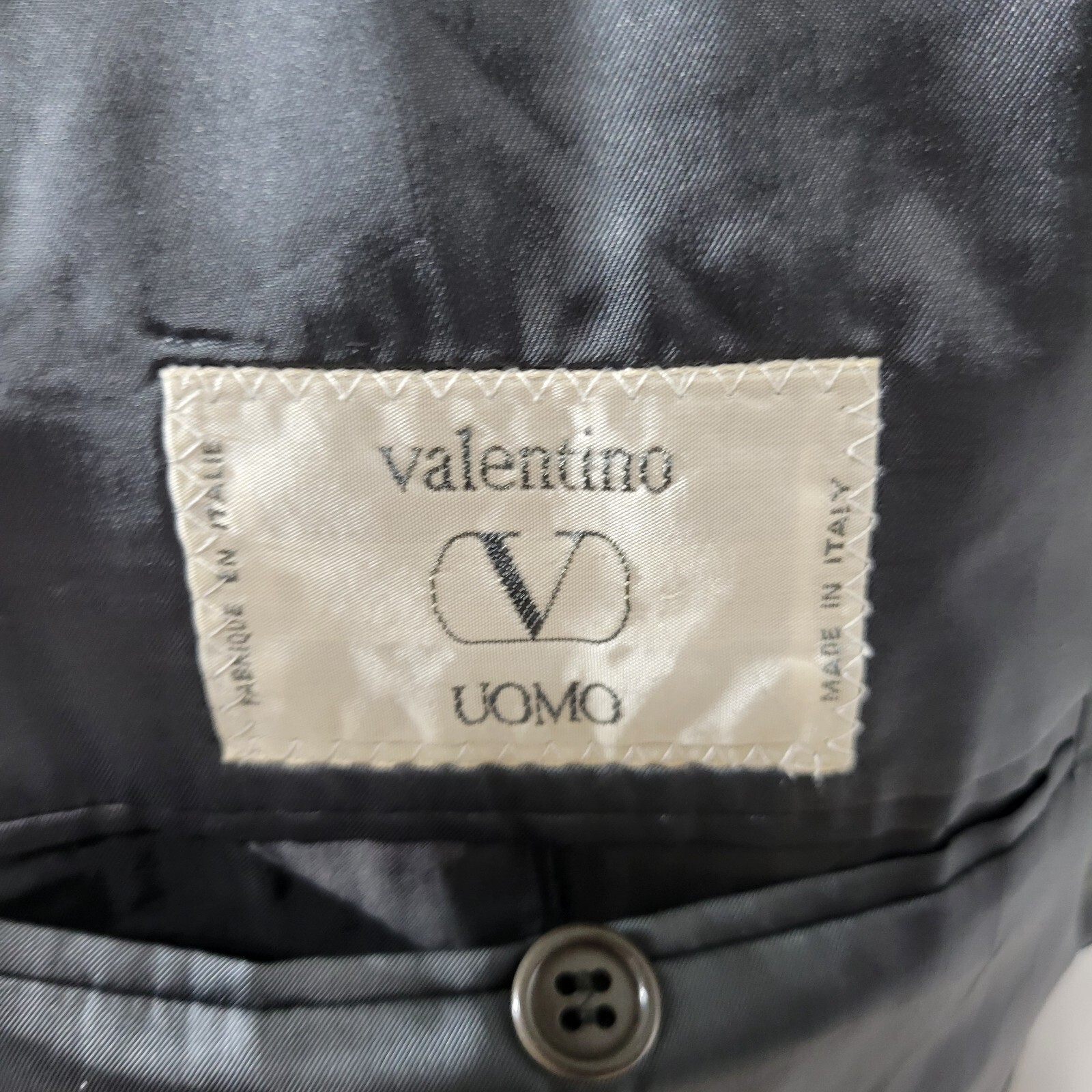 Valentino Uomo Men's Sport Coat Blazer Two Button Gray Plaid Wool US 42R ITALY thumbnail 12