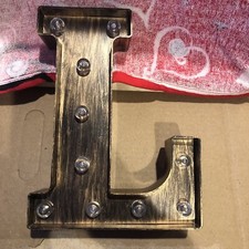 Vintage Light Up Marquee Letter