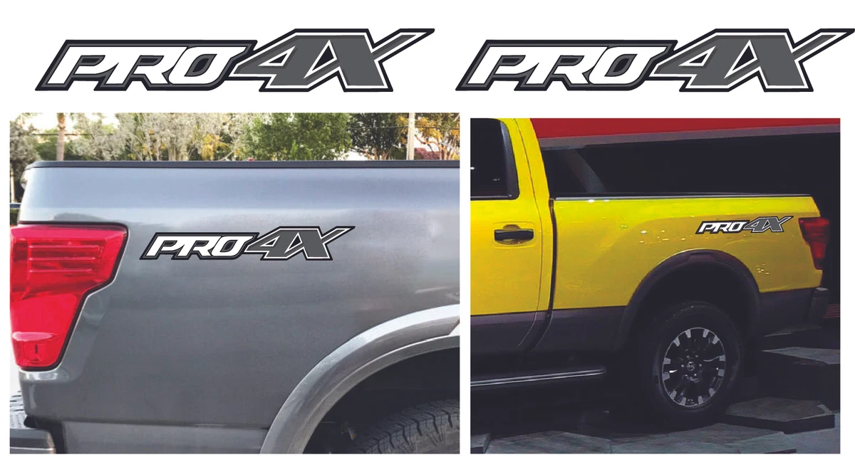Nissan titan pro 4x decals hotsell