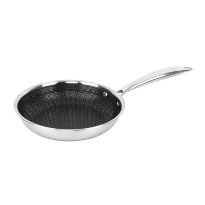 B-FH20 3-Ply Hybrid Non-Stick Stainless Steel Induction-Ready Frying Pan, 8'',...