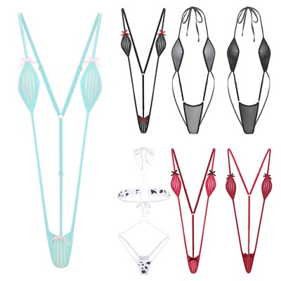 Extreme Micro Swimsuit for Women Swimwear Sling Shot Monokini Bikini Lingerie