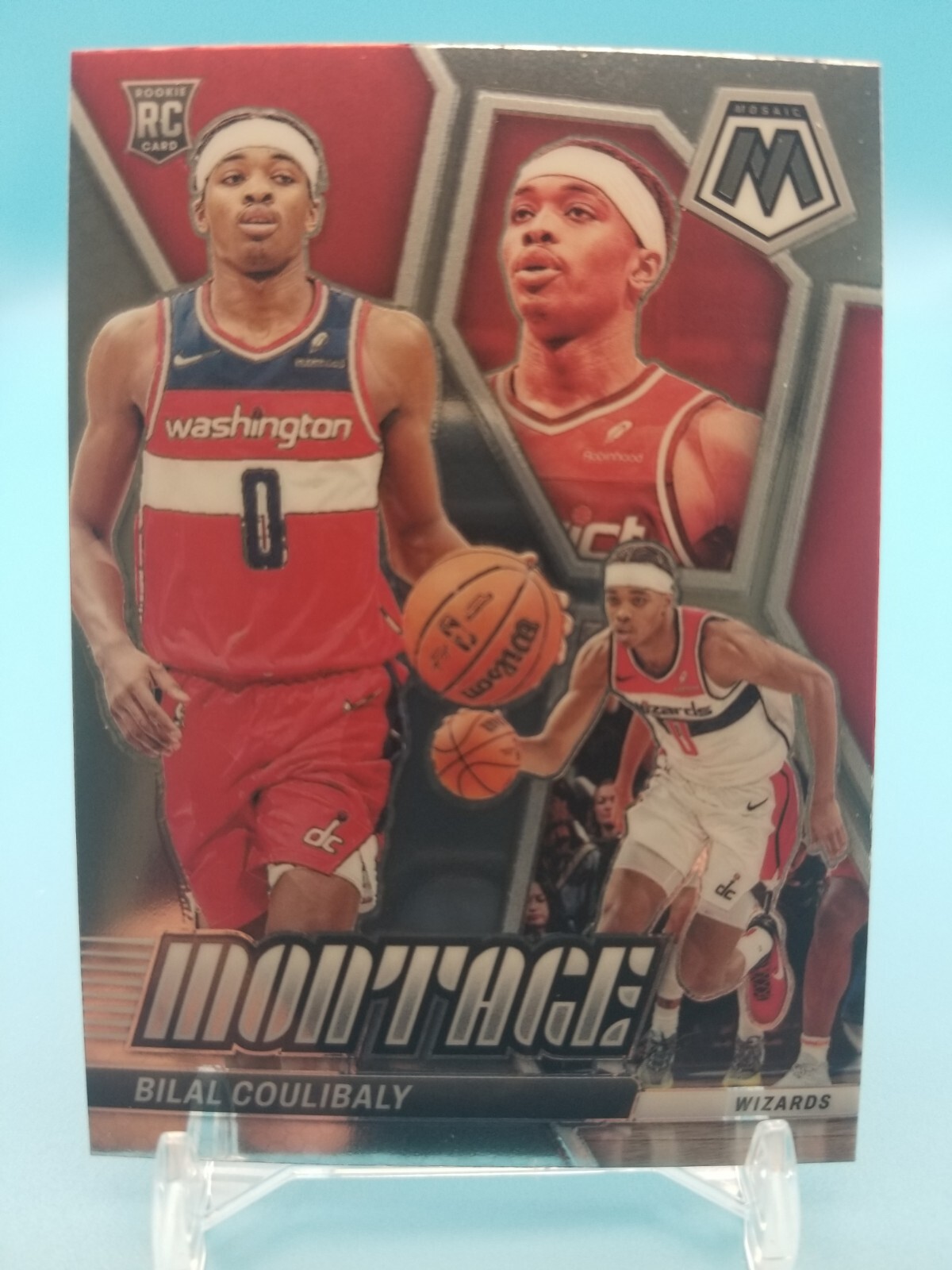 Bilal Coulibaly 2023-24 Panini Mosaic Basketball Montage Mosaic RC #21