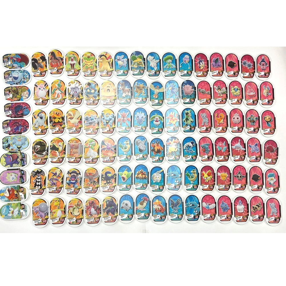 Pokemon Character Mezastar Mezasuta Tag Lot 100 set Excellent from