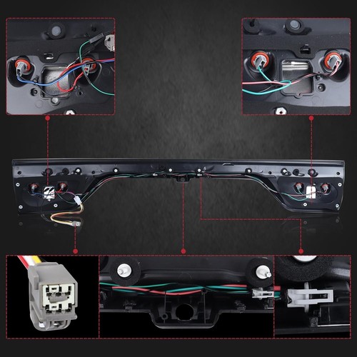 Liftgate Taillight Lamps With Camera Hole 68453659AA For Dodge Durango 2014-2022 - Picture 11 of 14