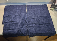 CaliTime Pack of 4 Cozy Throw Pillow Covers Cases - Navy - 18 X 18 Inches