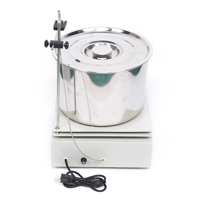 10L Heat-Collecting Magnetic Stirrer Water Oil Bath Lab Thermostat 0-1400 RPMUS