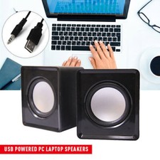 3.5mm Jack USB Wired Computer Speaker Stereo For PC Laptop Notebook Desktop FFoQ