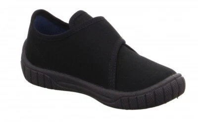 Superfit 'Bill' Boy's Black School Shoes Plimsol