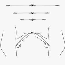 Male Silicone Penis Plug Male Tube Urethral Expander Stretching Dilator Plug New