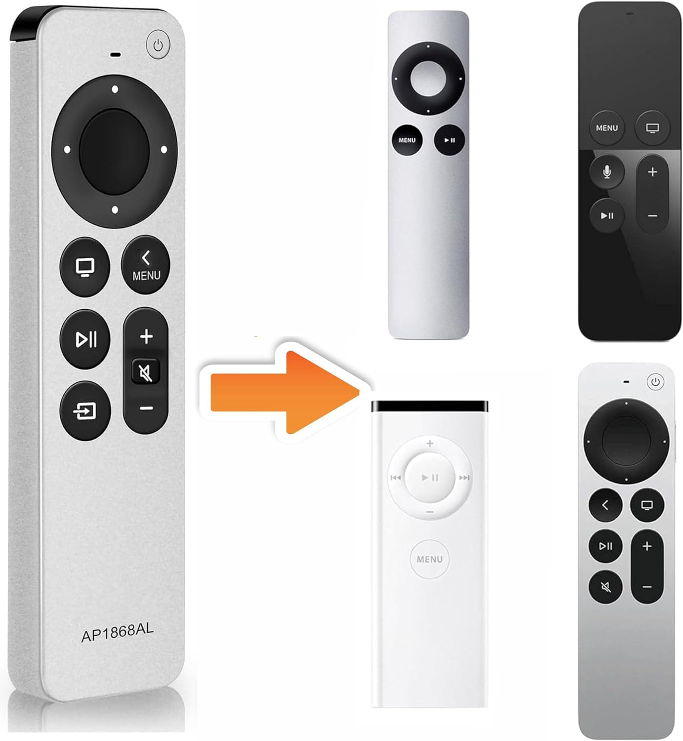 4K TV Replacement Remote Control for Smart TVs