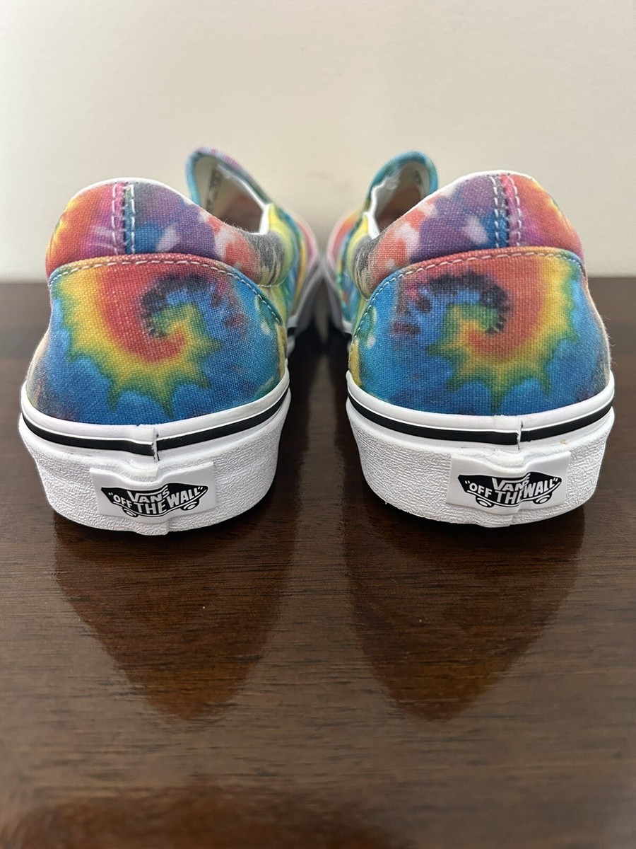 【関税込】VANS Rainbow Tie Dye Slip-On カスタム ユニセックス 関税込】VANS Rainbow Tie Dye Slip-On カスタム ユニセックス