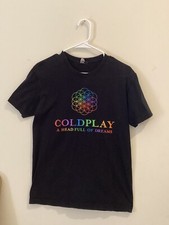 Coldplay A Head Full Of Dreams 2016 Concert Shirt SMALL