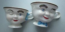 Baileys 2 Pc Coffee Set His and Hers Two Cups Yum Yum 1996 Ltd Edition