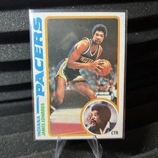 1977-1978 Topps Basketball. James Edwards #27 Indiana Pacers 
