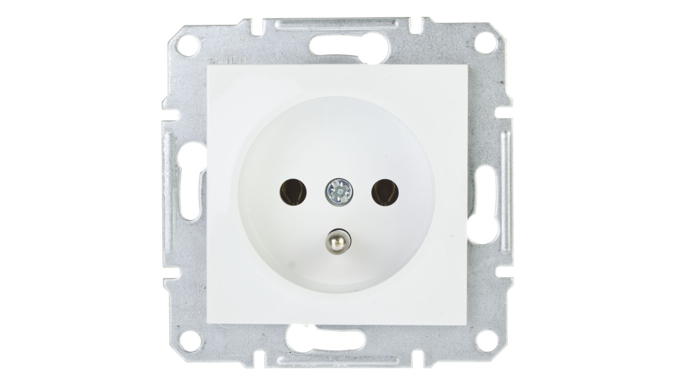 ASFORA Single socket with/without frame, white EPH2800721 /T2UK