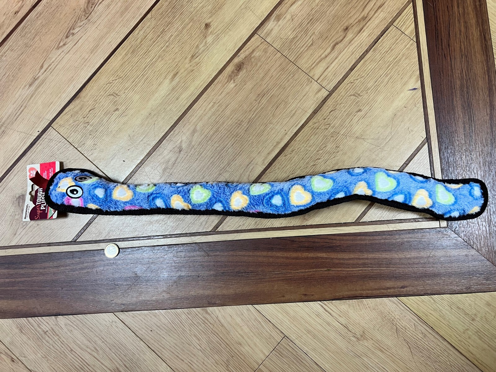 Dog Toy Giant 69cm long Rope Squeak Snake Dog Toy Ideal Whelping Puppy Durable