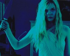 ELLE FANNING signed autograph 20x25cm neon demon in person autograph COA