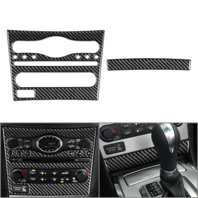 2 Stücke Innen Radio Konsole Abdeckung Für Infiniti G37 Limousine 2010-2013