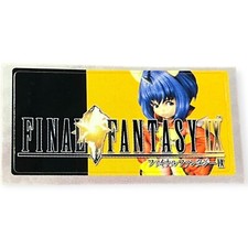 Sony PlayStation 1 PS1 Final Fantasy IX 9 F Vintage VTG 2000 Memory Card Sticker