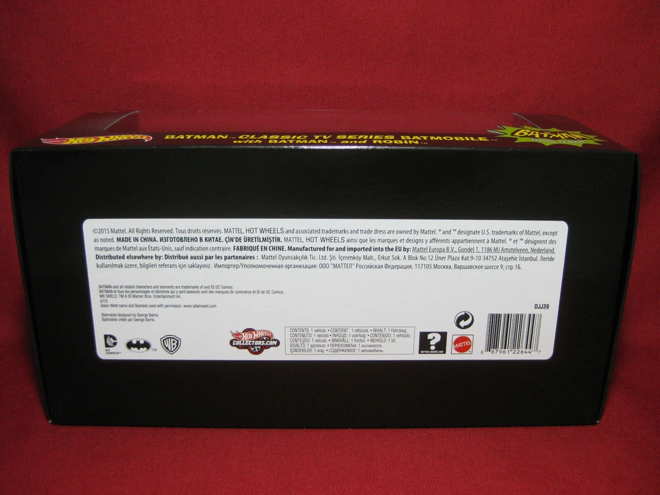 1:18 Scale Batmobile 1966 Batman +Robin Figures Classic TV Series Show Adam West - Image 3 of 3