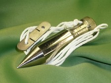 Instrumental vernickelt Eisen Plumb Bob. Instrumentenblei Eisen vernickelt
