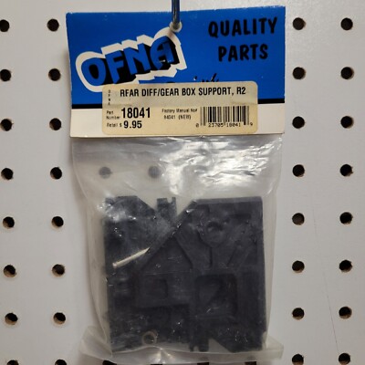 OFNA Racing 18041 Rear Diff Differential Gear Box Support, R2 Vintage NIP NOS