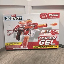 NEW IN BOX X-Shot Hyper Gel Trace Fire Blaster 10,000 Pellets Motorized Toy 14 Y