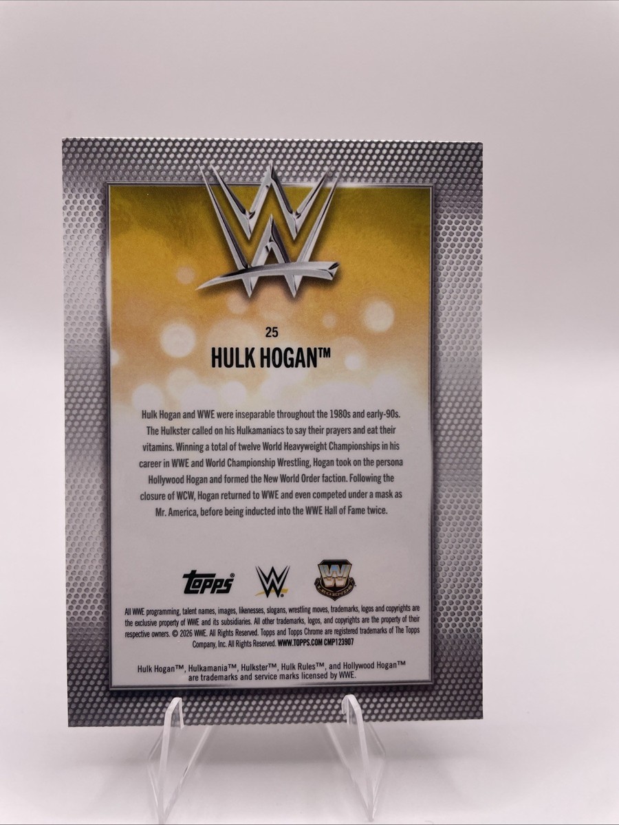 2026 Topps Chrome WWE #25 Hulk Hogan, Legend | eBay