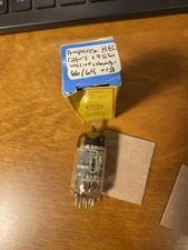 B57 Amperex Valvo Hamburg long plate angle foil strip getter 12AU7 Vacuum Tube