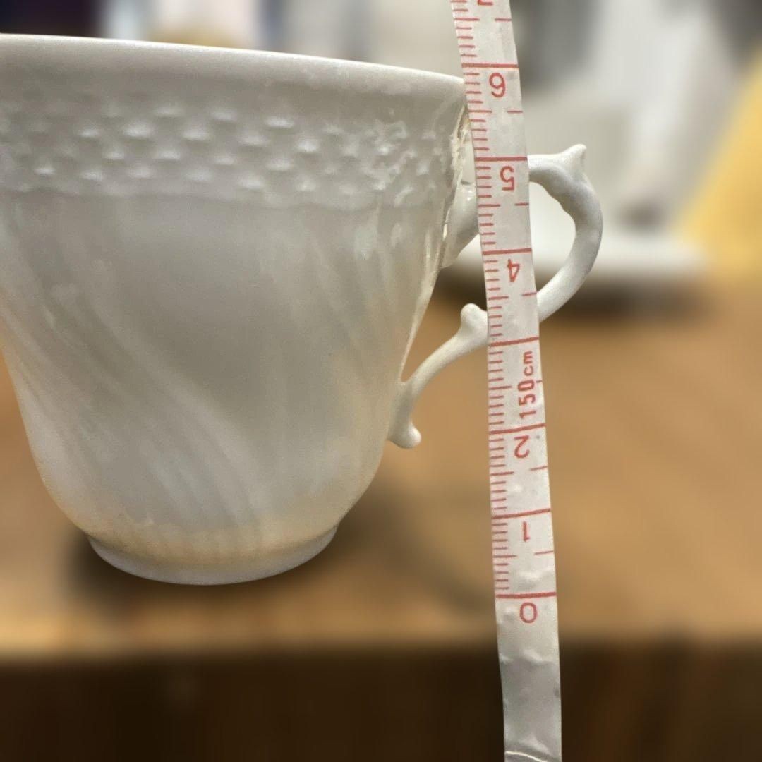 Richard Ginori Small Cup And Saucer Set Of 2 White Off-White Ivory From Japan thumbnail 8