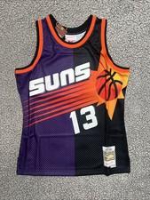 Steve Nash Phoenix Suns Mitchell  Ness 96-97 Black Purple Jersey Size Large