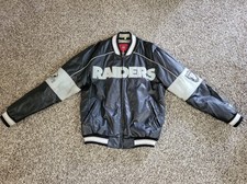 Vintage Oakland Raiders leather G-III jacket - Men's Medium