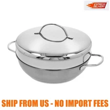 4-pc Stainless Steel Stovetop Smoker Set