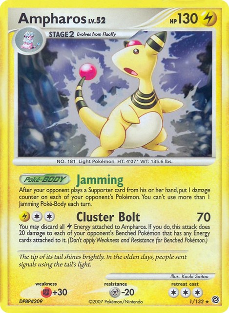 Ampharos #1 (Secret Wonders (2007))
