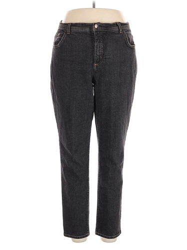 D&Co. Women Gray Jeans 18 Plus