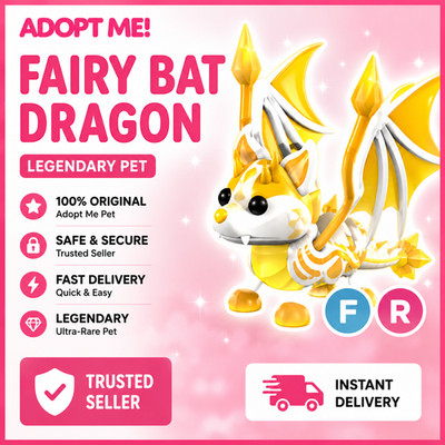 F R Fairy Bat Dragon - Adopt Me! - BUY NOW!  Fairy Bat Dragon