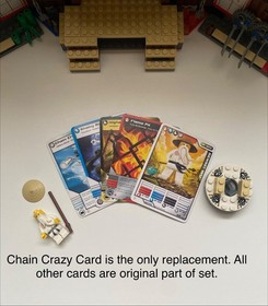 LEGO 2504 Ninjago Spinjitzu Dojo Set 100% Complete (Battle Cards & Instructions)