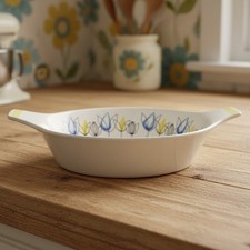 Stavangerflint Flamingo Norway Porcelain Bowl, Mid-Century Scandinavian Design