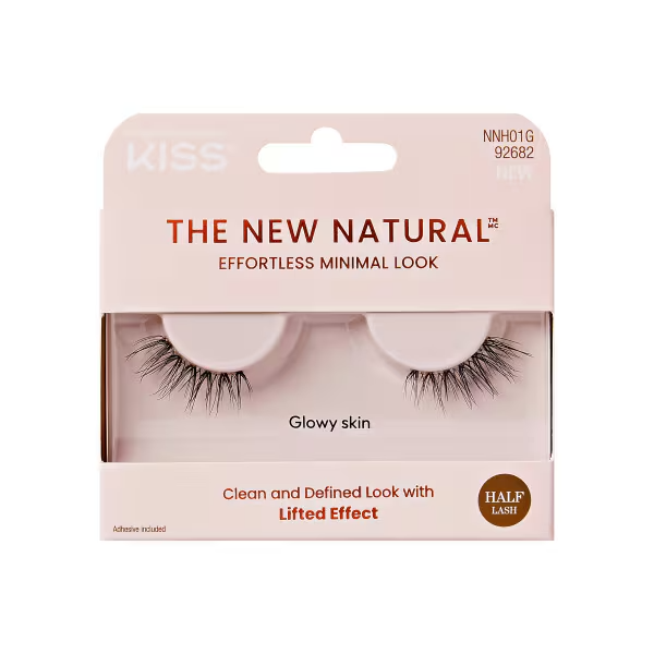 2 x Kiss The New Natural Effortless Minimal Look Half Lash NNH1G