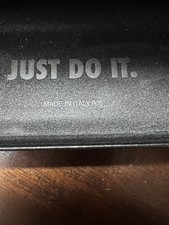 Nike Just Do It Black Hard Shell Clamshell Sunglasses Glasses Case Made in Italy