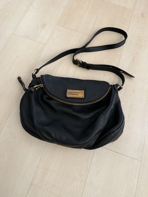 Marc by Marc Jacobs Classic Q Natasha Crossbody Bag Black Pebbled