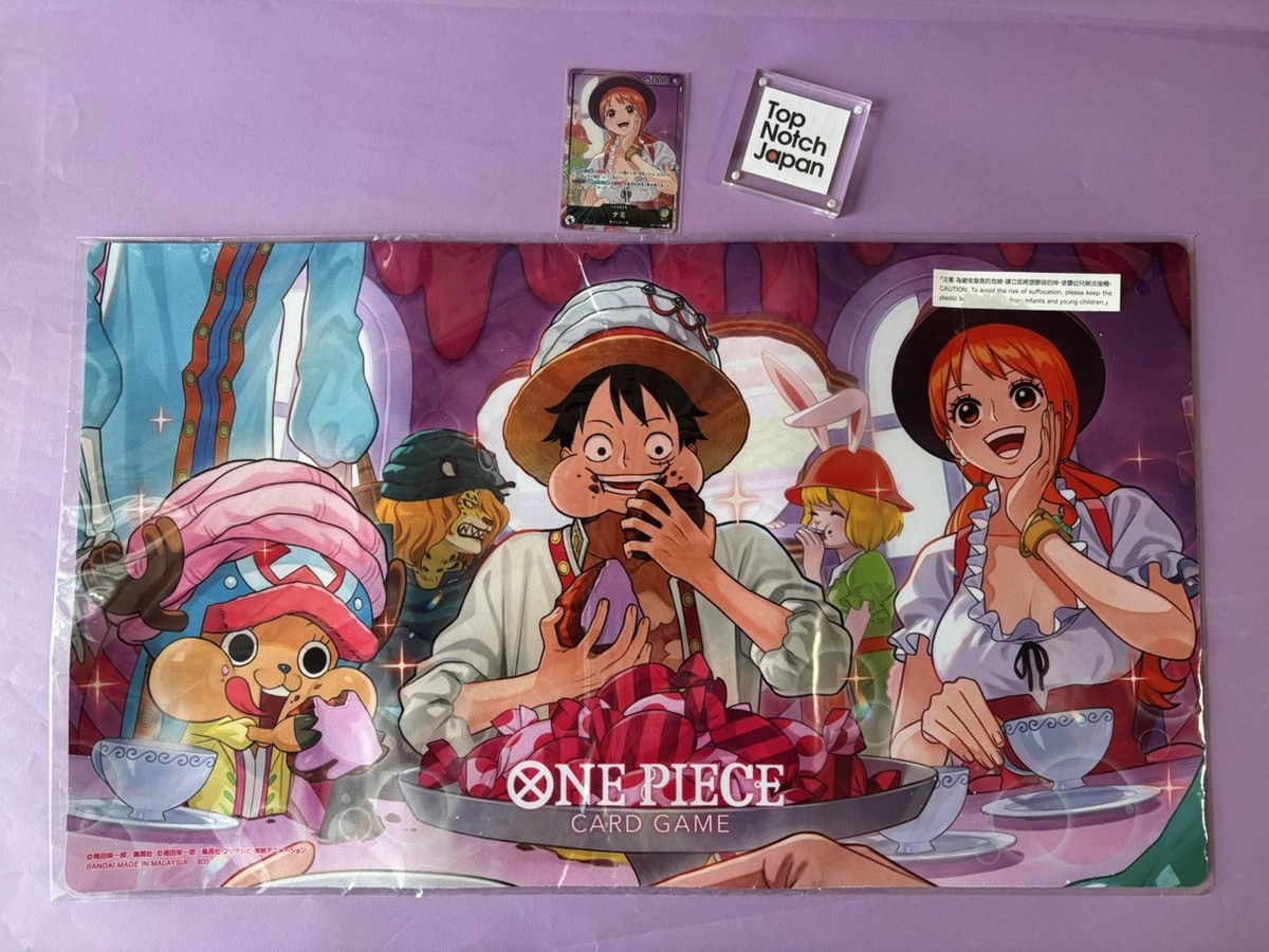 オフィシャルプレイマット＆カードセットWhole Cake Islan ONE PIECE Card Game Official Playmat & Card Set Whole Cake Island