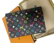 Louis Vuitton x Murakami Takashi Passport Cover Multicolor Couverture W/Box