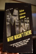 The Man Who Wasn't There VHS 2002 Billy Bob Thornton James Gandolfini BRAND NEW
