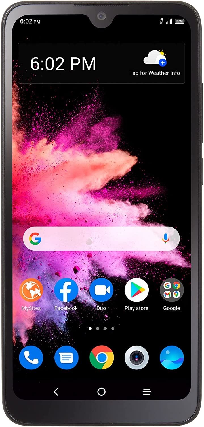 Simple Mobile TCL 30 Z, 32GB, Black - Prepaid Smartphone (Lo