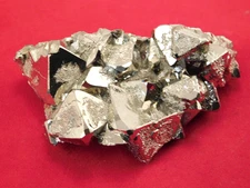 PYRAMID Shaped Crystals! Tetrahedron PYRITE Crystal Cluster Peru 159gr