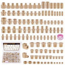 Dazakoot 111Pcs Hose Pipe Fitting Assortment Kit, NPT Adapter, 111pcs, /