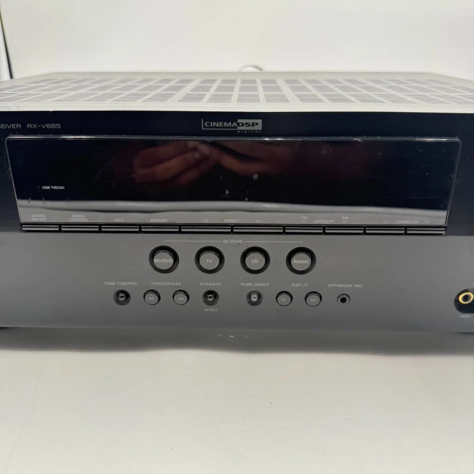 Yamaha RX-V665 Natural Sound HDMI AV Stereo Receiver 7.2 Channel Home Theater - Image 4 of 4